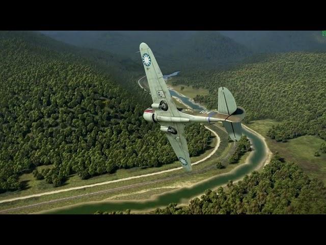 p 40 destroys japanese trucks