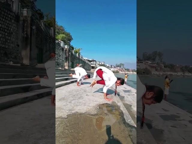 Bakasana #crowpose #yog #sadhna #ganga #kaaliyoga