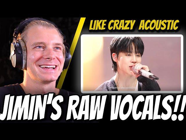 Jimin performs 'Like Crazy' (Acoustic) | Producer Reacts!!