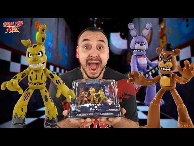 ПАПА РОБ И АНИМАТРОНИКИ ФНАФ HERO WORLD! ГЕРОИ FUNKO POP В ПИЦЦЕРИИ FIVE NIGHTS AT FREDDY`S!