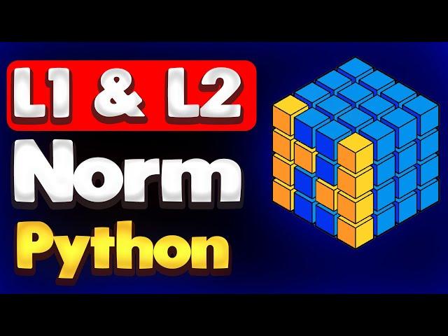 How to calculate L1 and L2 norm in NumPy Python | Module NumPy Tutorial - Part 30