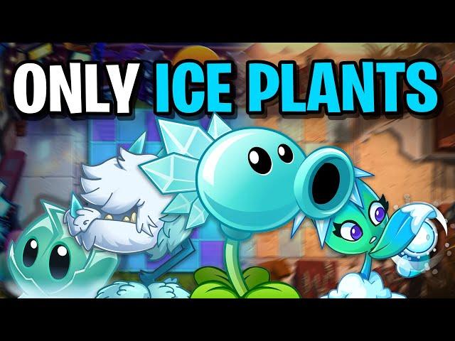 Can You Beat Plants Vs Zombies 2 With ONLY Ice Plants? (Part 1 + Part 2)