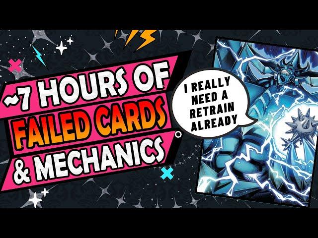 7 Hours of Failed Cards and Mechanics in Yugioh To Fall Asleep to