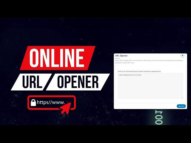 URL Opener by Bright SEO Tools: Open Multiple Links Easily