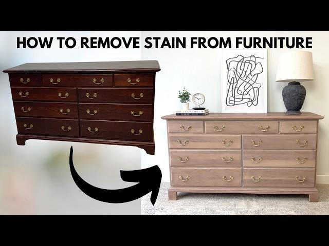 How To Remove Stain From Furniture | Do THIS To Get a Modern Look