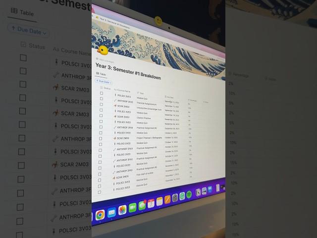 How I use Notion to stay on track as a student!!