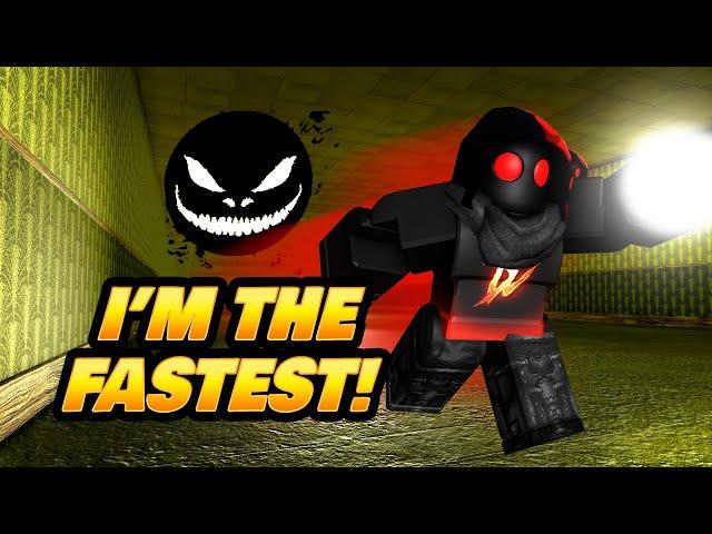 I Became the FASTEST Runner in Backrooms Race Clicker!