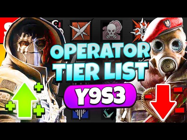 The ULTIMATE Y9S3 Tier List in Rainbow 6 Siege