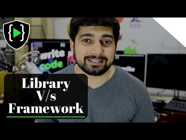 What is the difference between a Library and a Framework