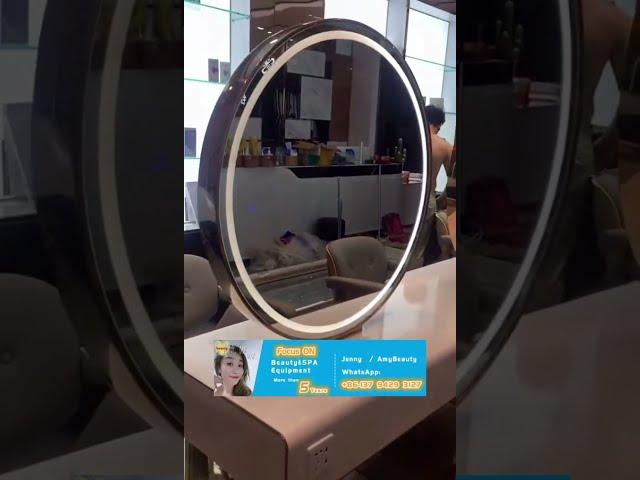 Intelligent cosmetic mirror， make your hair salon business better#shorts #barbershop