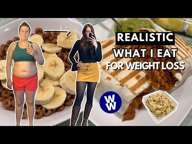 What I Eat In A Day For WEIGHT LOSS | WeightWatchers | HEALTHY, realistic & sustainable weight loss