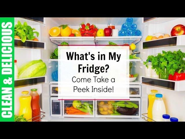 What's In My Fridge? My Fridge Tour | Clean & Delicious