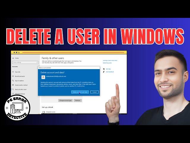 How to Delete a User in Windows 10