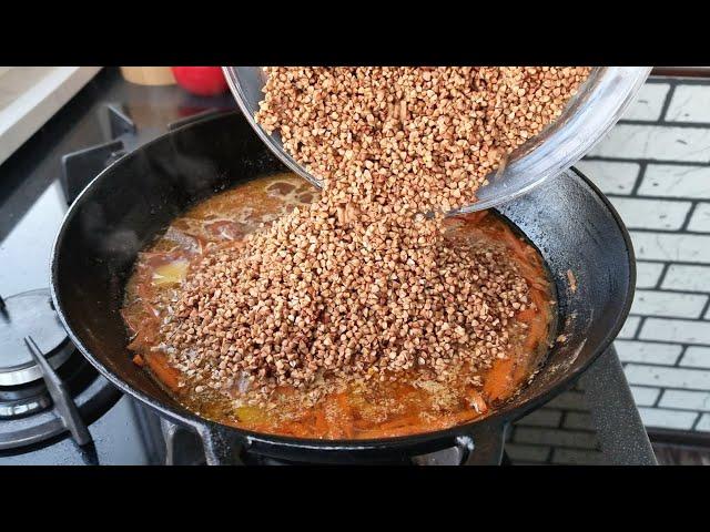 Is this how you cook Buckwheat? Delicious Lunch or Dinner! Pilaf from Buckwheat