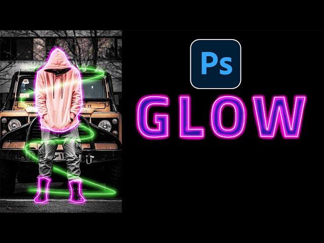 Neon Glow Effect - Photoshop Tutorial | Glowing Effect | Photoshop cc Tutorial