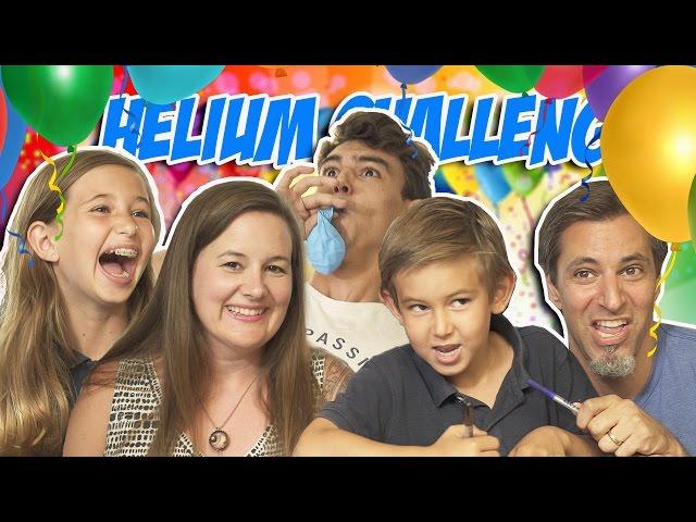 Family Helium Challenge | Josh Darnit