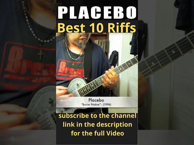 Alex Cambise - Placebo "Bruise Pristine" (Placebo Best 10 Riffs) #shorts #fender #gibson #prs