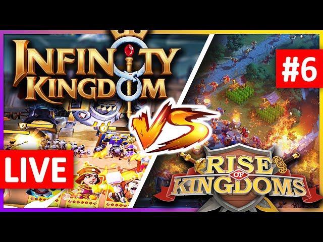 Infinity Kingdom VS Rise of Kingdoms: Contracts & Legendary Hunter #6  LIVE!