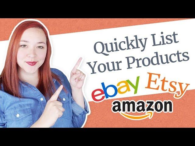 Quickly List Your Products on Amazon, Ebay & Etsy with Sellbery