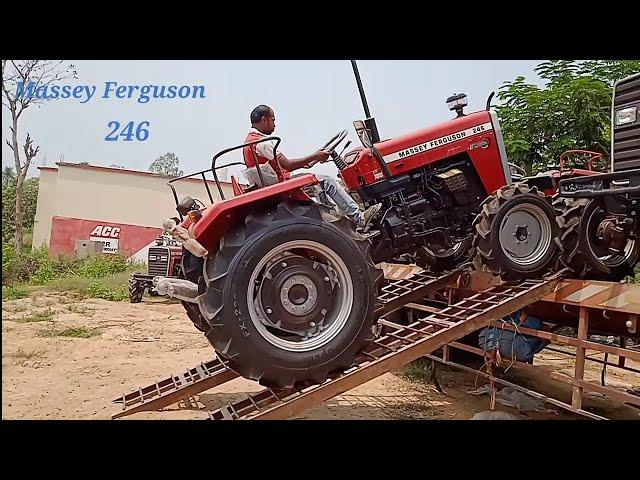 Rickshawali  tractor reverse on load  Massey Ferguson 246 @Antaram Biswal