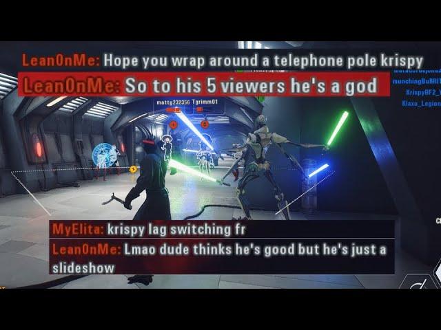 LeanOnMe and his goons RAGE QUIT | Supremacy | Star Wars Battlefront 2