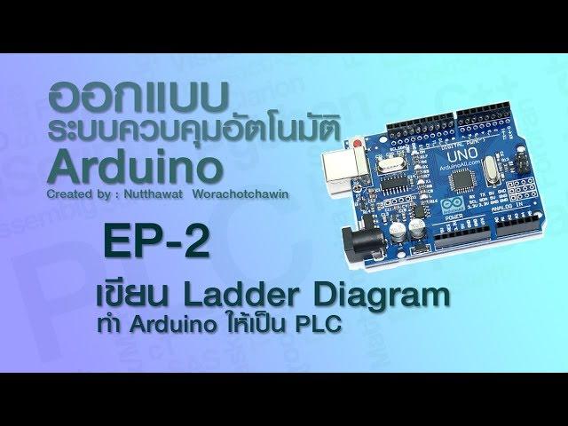 ออกแบบ ระบบควบคุมอัตโนมัติ Arduino EP2: เขียน Ladder Diagram ทำ Arduino ให้เป็น PLC