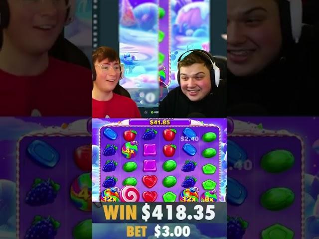 INSANE $1500+ WIN On SWEET BONANZA.. #shorts #slots #sweetbonanza