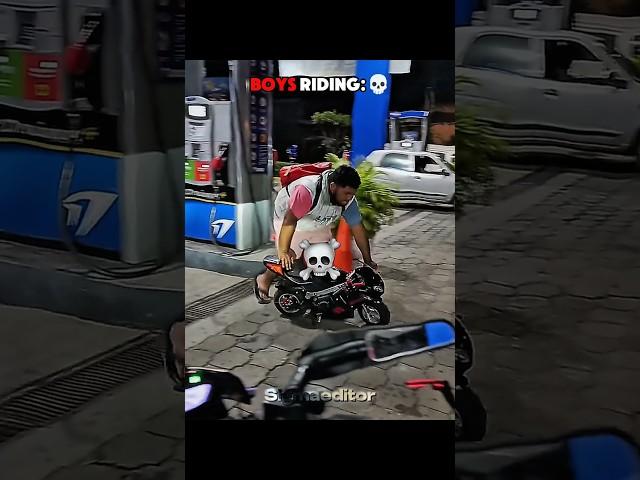Girls vs Boys riding️#sigma #sigmamale #troll #trollface #edit #ytshorts