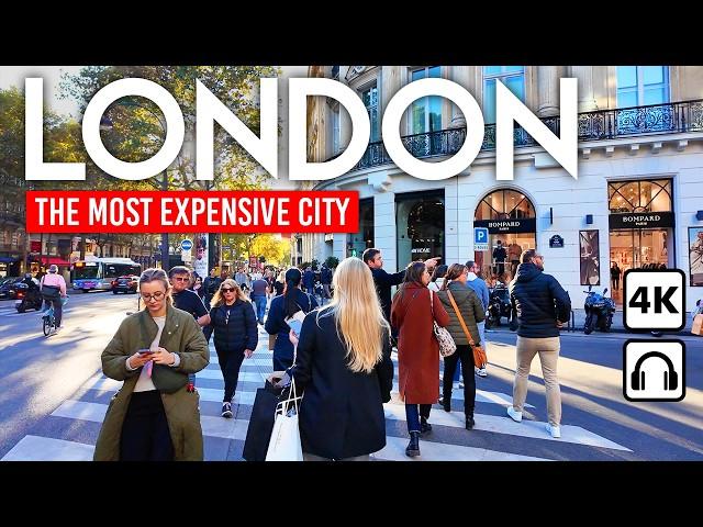 LONDON, UK  The City of Power, Money & History | 4K Walking Tour