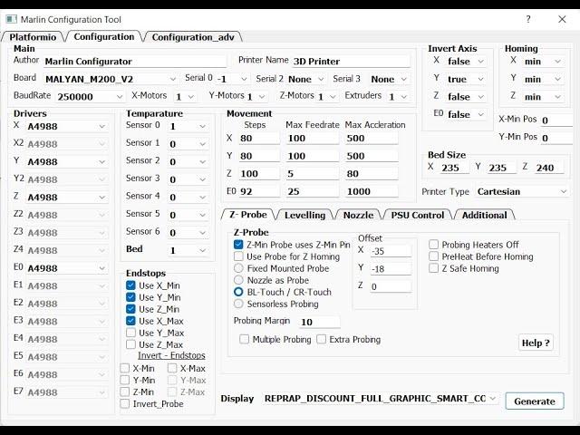 Marlin Configuration Tool