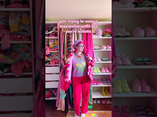 maximalist outfits vs autism  #actuallyautistic #sensoryissues #autistic #maximalism
