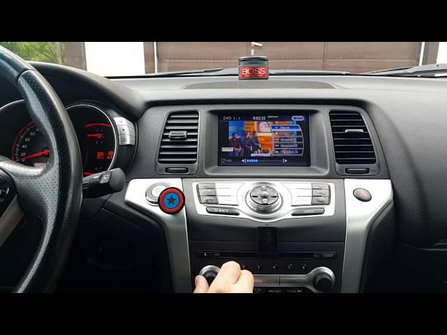 Nissan Murano (z51) 2008-2011 - установка оригинальной системы Nissan 08it Сlarion. (www.xanavi.ru)