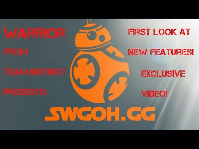 SWGOH.GG Exclusive Sneak Peak at New Features!!!