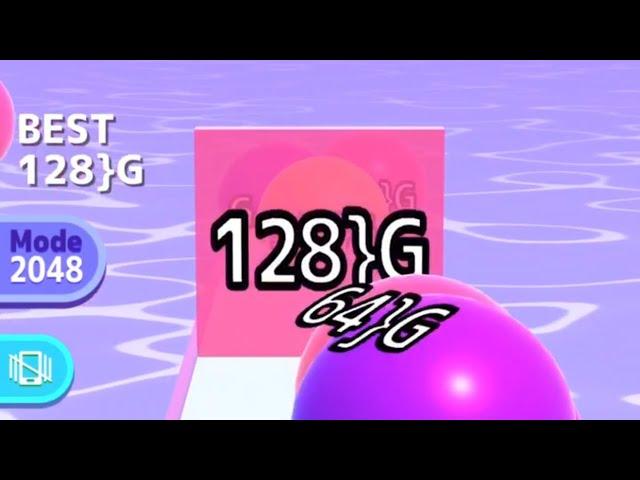 BALL RUN 2048 — INFINITY MODE GET 128}G NEW BEST