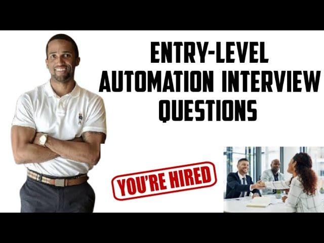 Test Automation Engineer Interview Questions-Entry Level