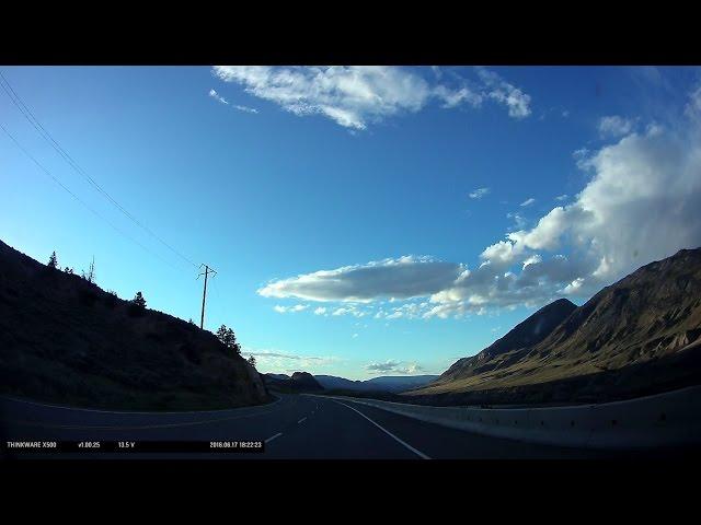 Time Lapse - Drive from Vancouver to Kamloops via the Fraser Canyon