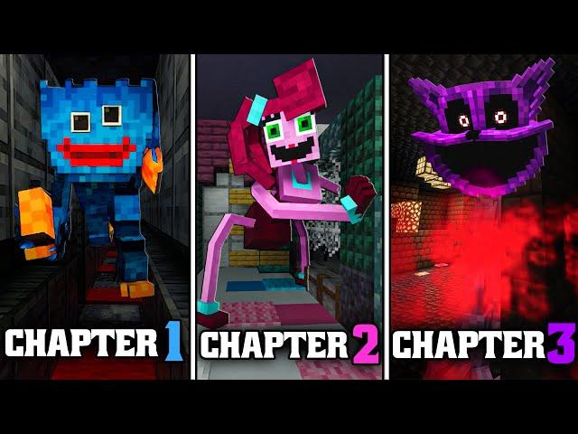 [All Chapters][Full Gameplay] Poppy Playtime Chapter 1 2 3 in Minecraft - map