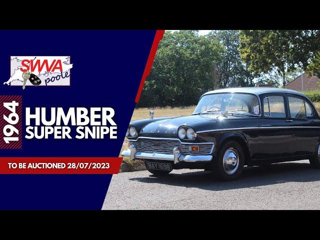 LOT 84 - Humber Super Snipe 1964 | SWVA 28th April 2023 Classic Car Auction