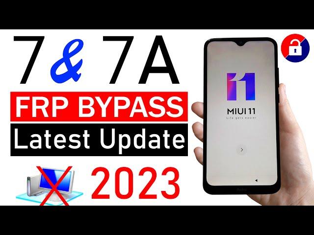 Redmi 7 & 7A Google account bypass | 2023 Latest Method (without pc)