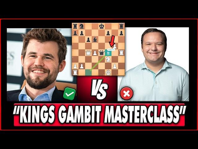 Magnus Carlsen EMBARRASSES Master w/ Kings Gambit!