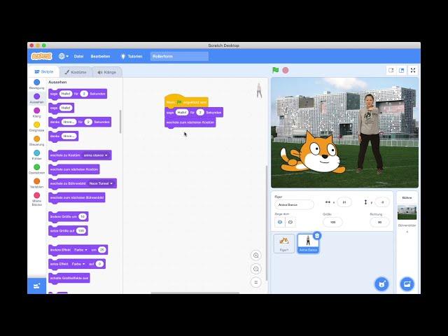 Kurze Einführung in Scratch