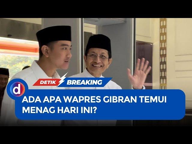 Wapres Gibran Temui Menag, Diskusi Program Unggulan Kemenag