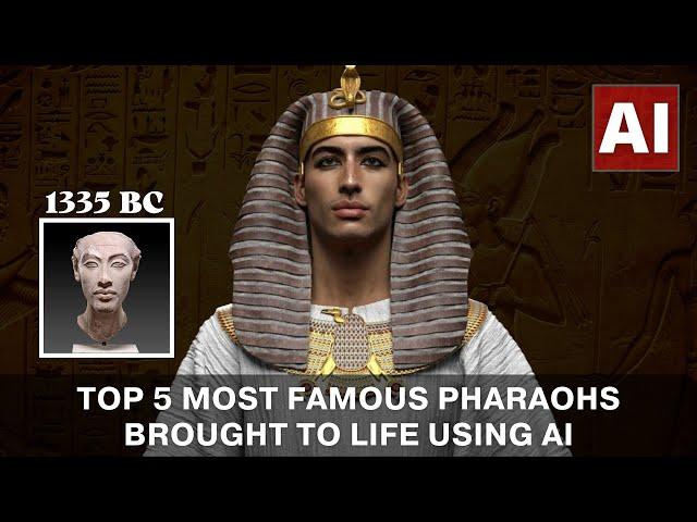 Top 5 Most Famous Pharaohs Brought To Life Using AI