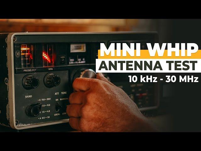 PA0RDT MINI WHIP Antenna Test - Part Three ( Cioclovina Scout Center )