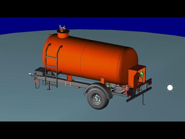 Fuelling semi-trailer tank LKT-TZ - Lenkomtech