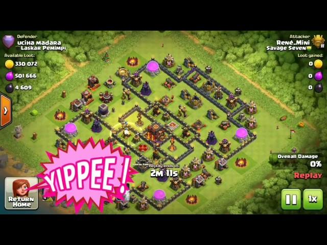 TH 7 Rene VS TH 10 Legends