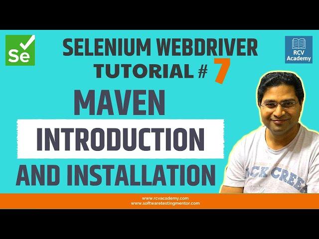Selenium WebDriver Tutorial #7 - Maven Introduction and Installation