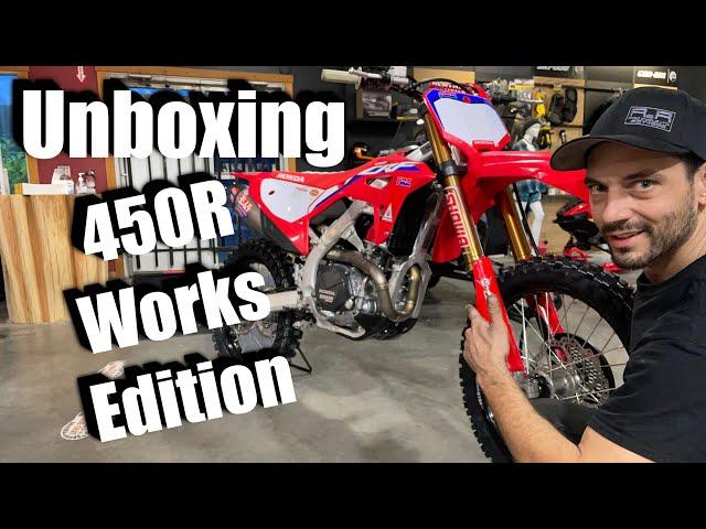 2022 Honda 450 RWE Works Edition Unboxing / MAX'S MOTO SHOP