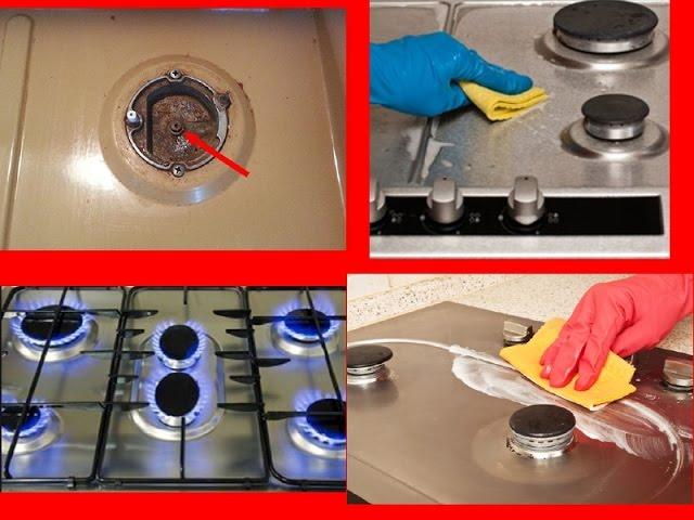 Gas stoves: how to disassemble, clean and light up Home Gastronomy Videotutorial #SanTenChan