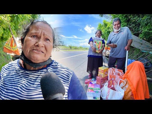 ️VIVEN DE RECOGER LATAS EN LAS CALLES Y HOY RECIBIERON COMIDA Y DINERO GRACIAS A SUSCRIPTORES 